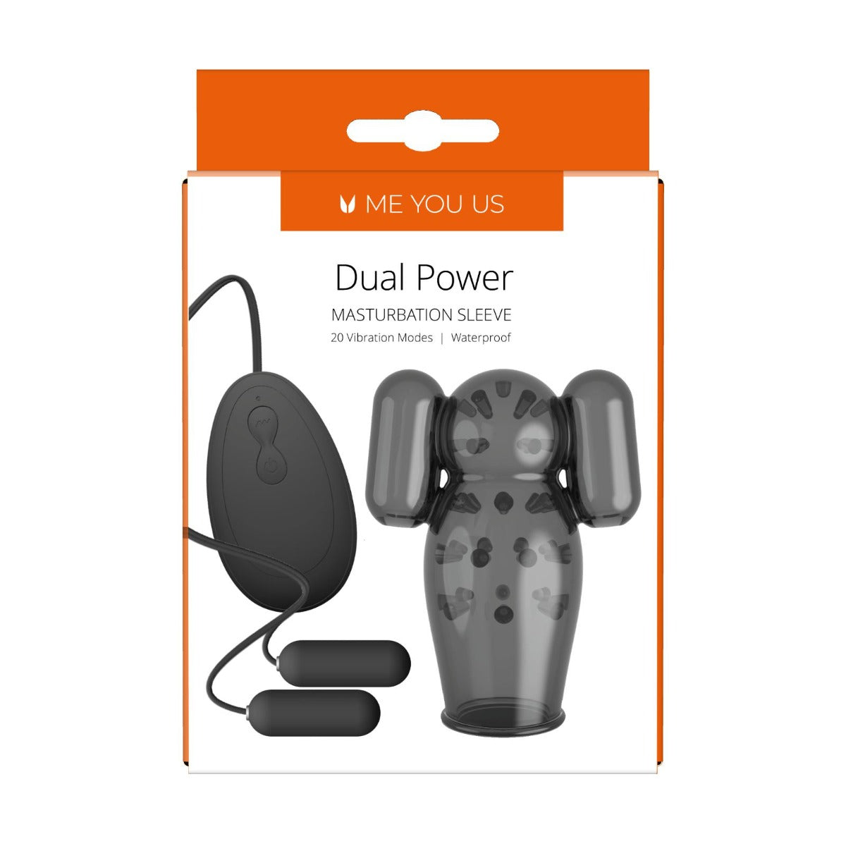 Me You Us Dual Power Vibrating Masturbation Sleeve Me You Us Dual Power Vibrating Masturbation Sleeve