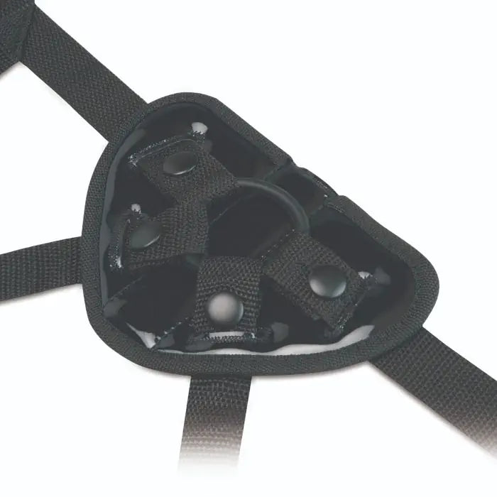 Close up of Me You Us Complete Strap-On Harness Kit on a white background.