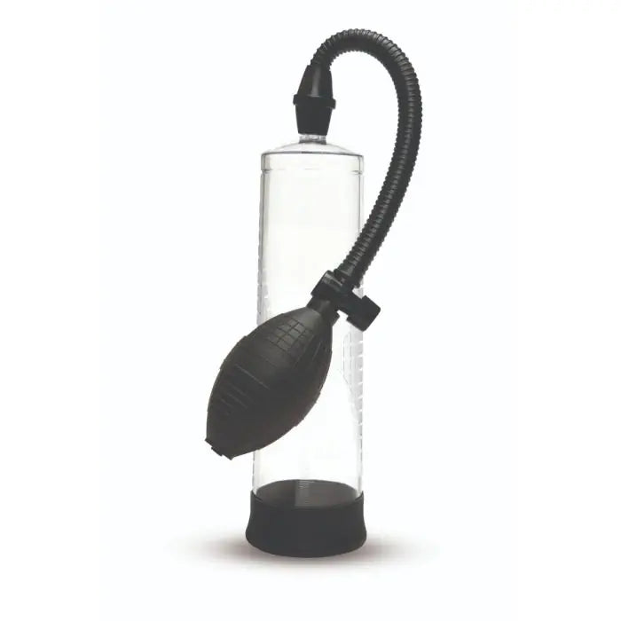 Me You Us Pumped Up Penis Pump Clear side view