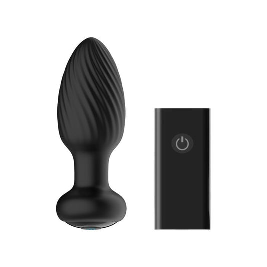 Nexus Tornado Remote Control Vibrating and Rotating Butt Plug Medium