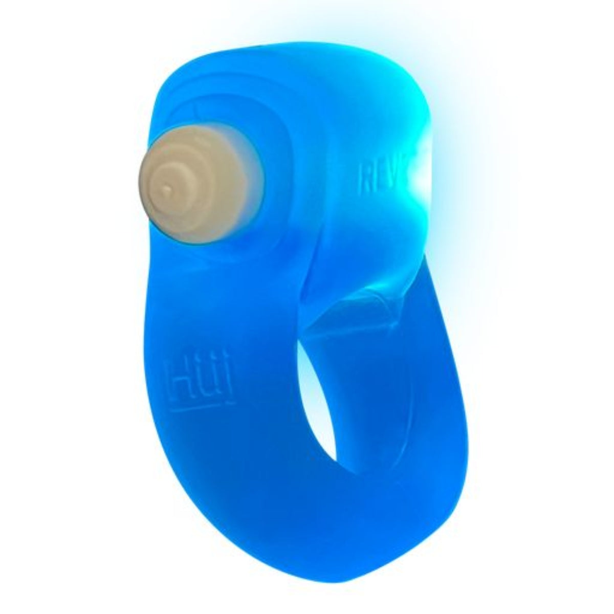 Oxballs Glowdick Cock Ring with LED Blue Ice (8212461420783)