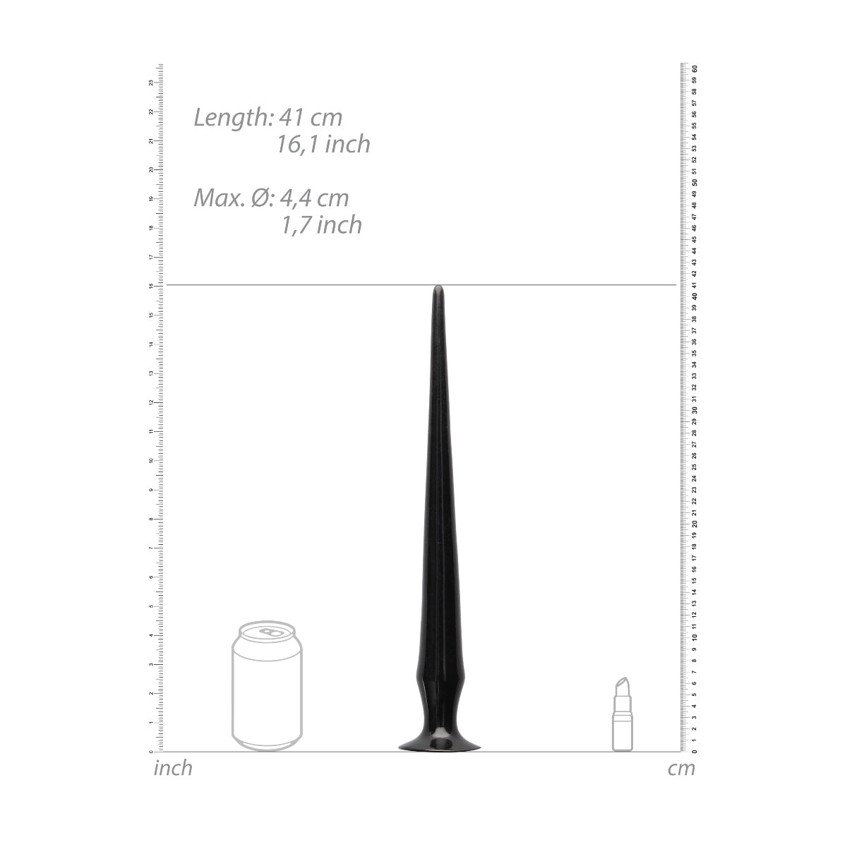 Ouch Ass Spike Dildo 17 inches (8183744266479)