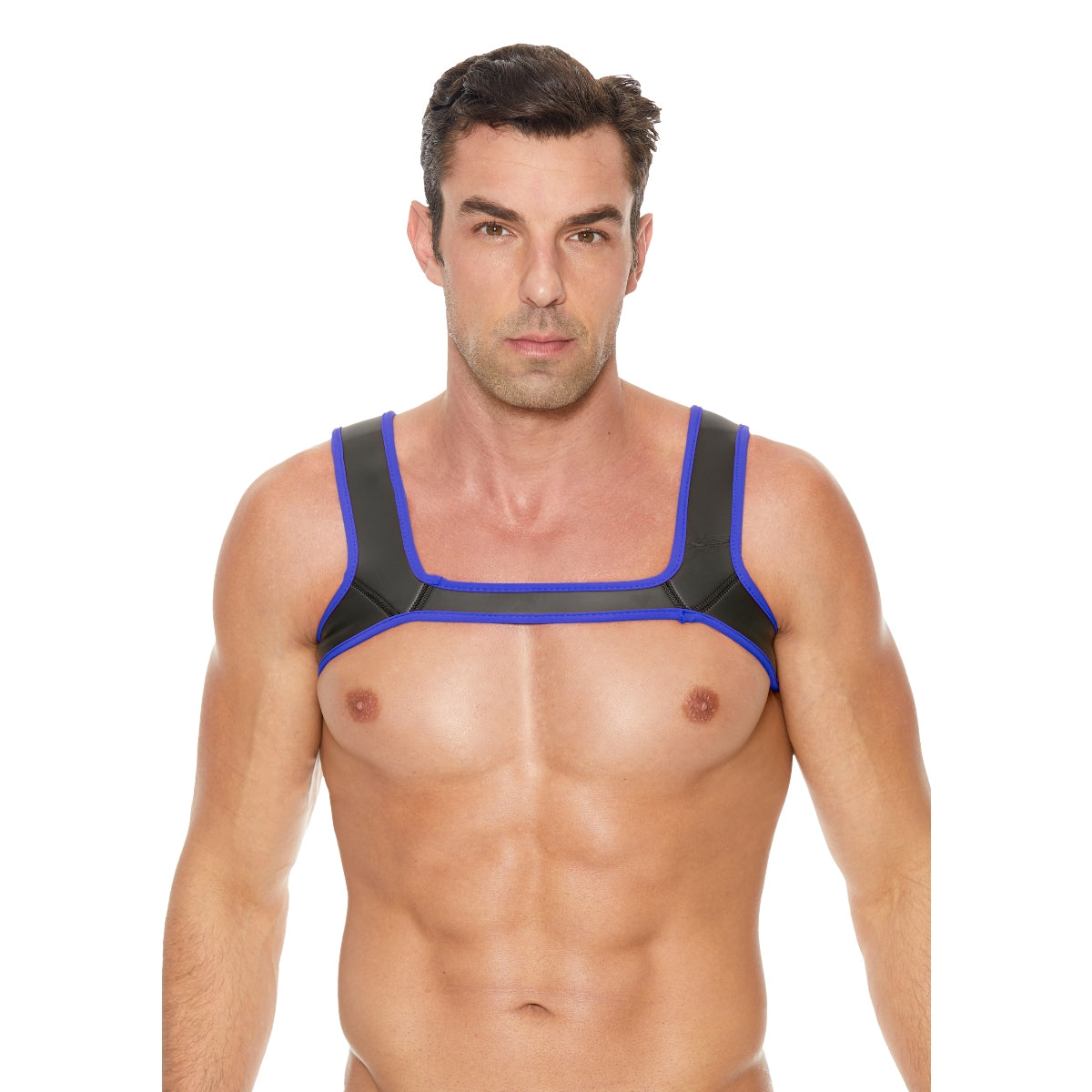 Ouch Neoprene Puppy/Sports Harness Blue (8133052170479)