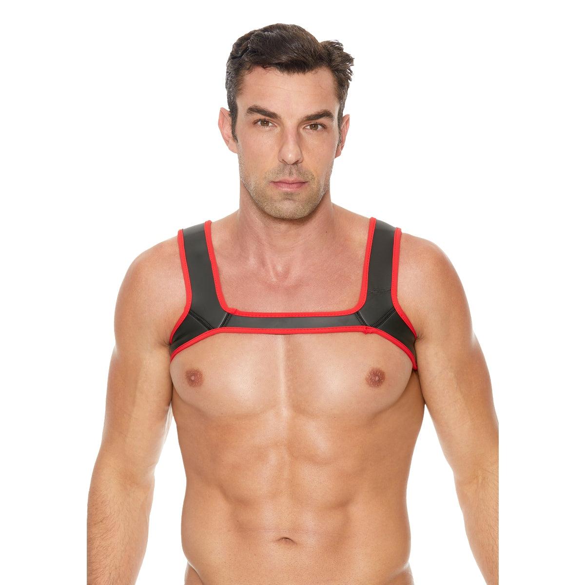 Ouch Neoprene Puppy/Sports Harness Red (8133058265327)