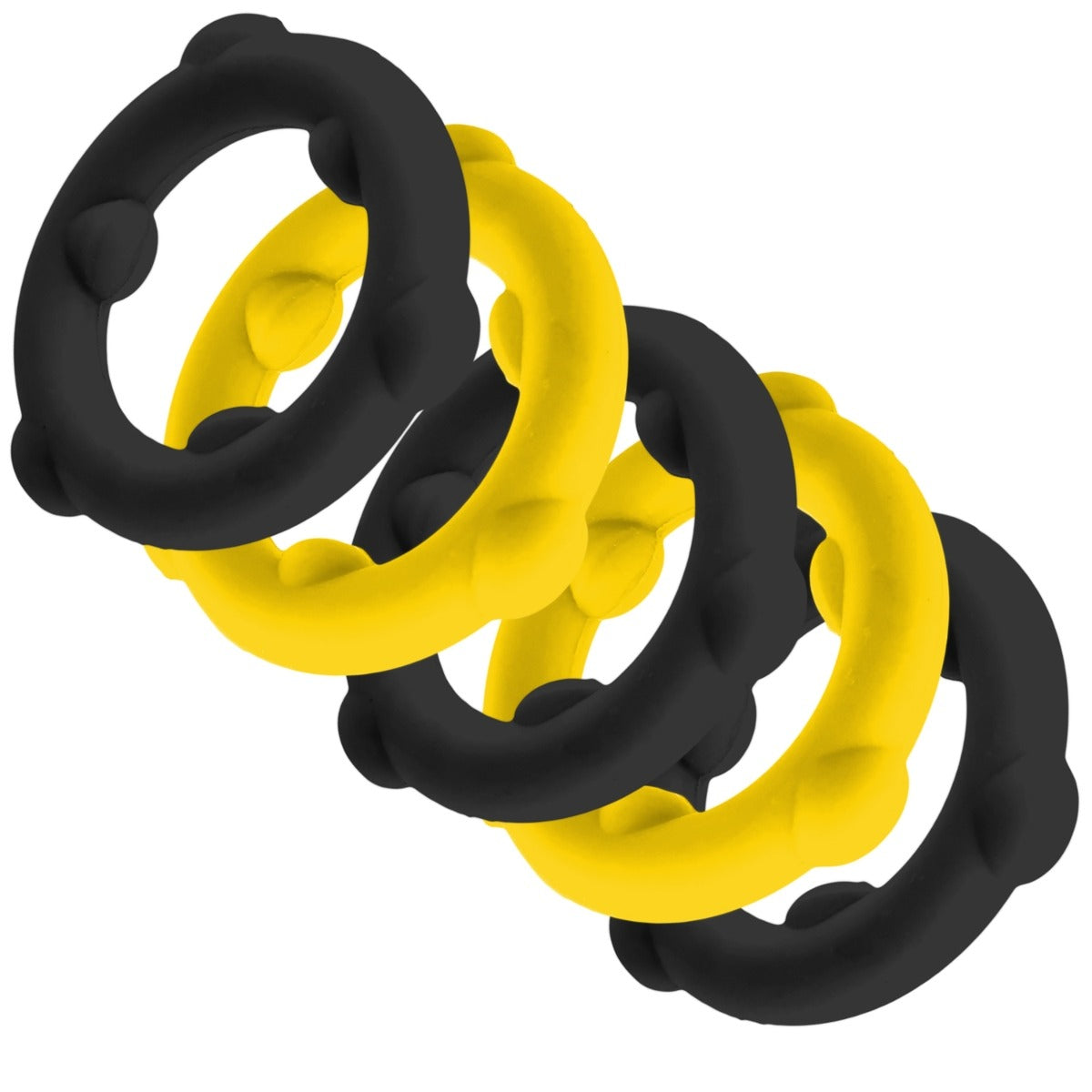 Oxballs Gearheads 5 Pack Spinner Rings Yellow/Black