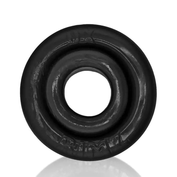 Oxballs RIMZ Black cockring TPR gripper cock ring single product shot