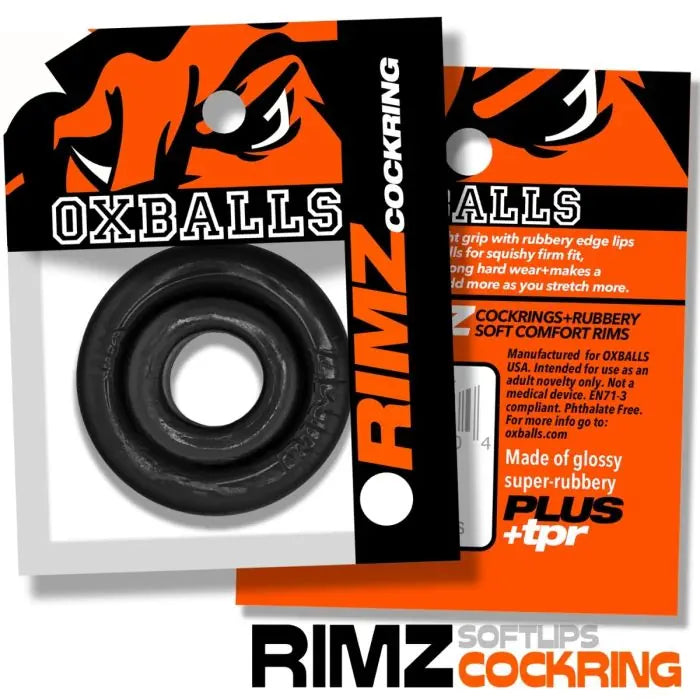Oxballs RIMZ Cock Ring Black packaging