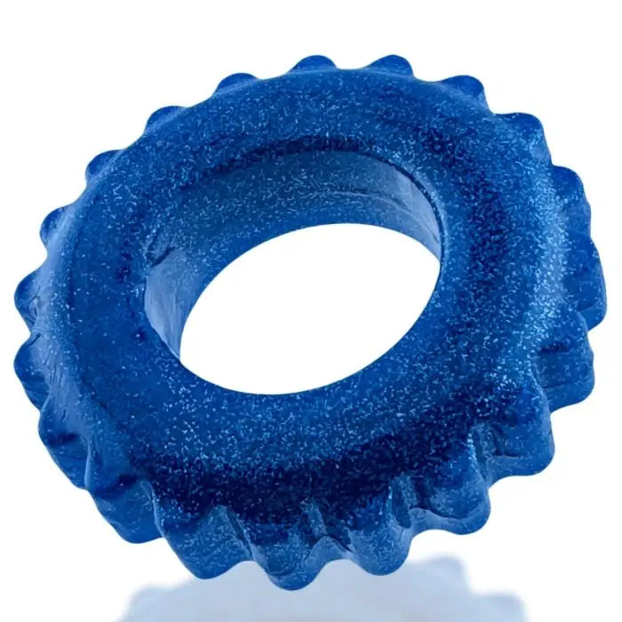 Oxballs PLUSHY Cock Ring Blue Fire