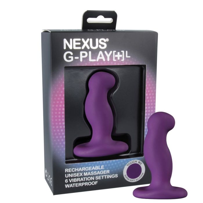 Nexus G-Play Plus Vibrating Prostate Massager Butt Plug Purple Large (8239671902447)