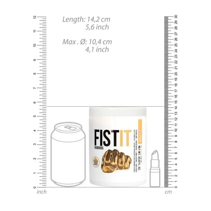 Fist It Numbing Water Based Lubricant 1000ml