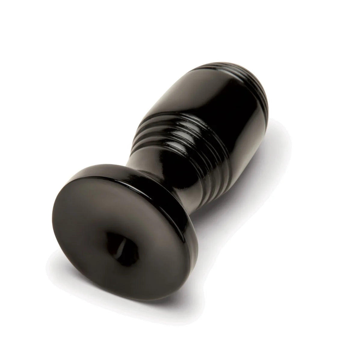 Prowler RED Ribbed Butt Plug Black (8236477382895)