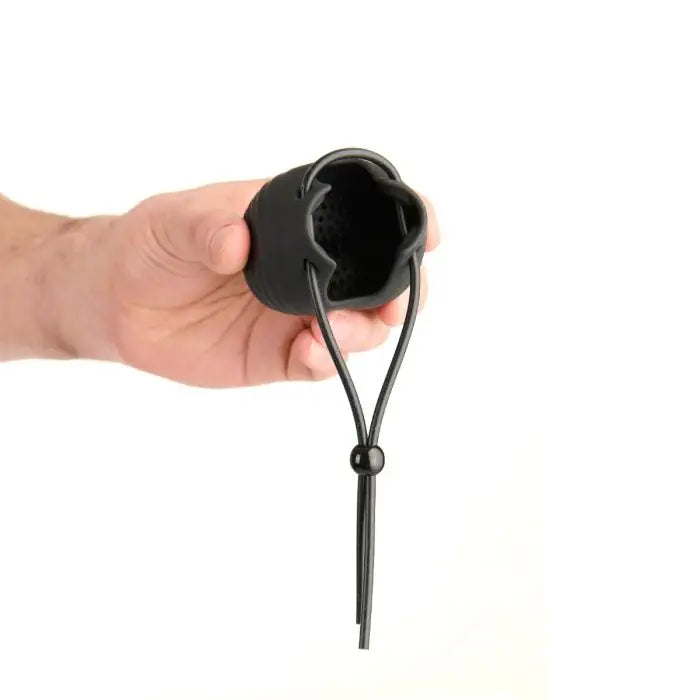 Prowler RED Vibrating Ball Bag model showing inside