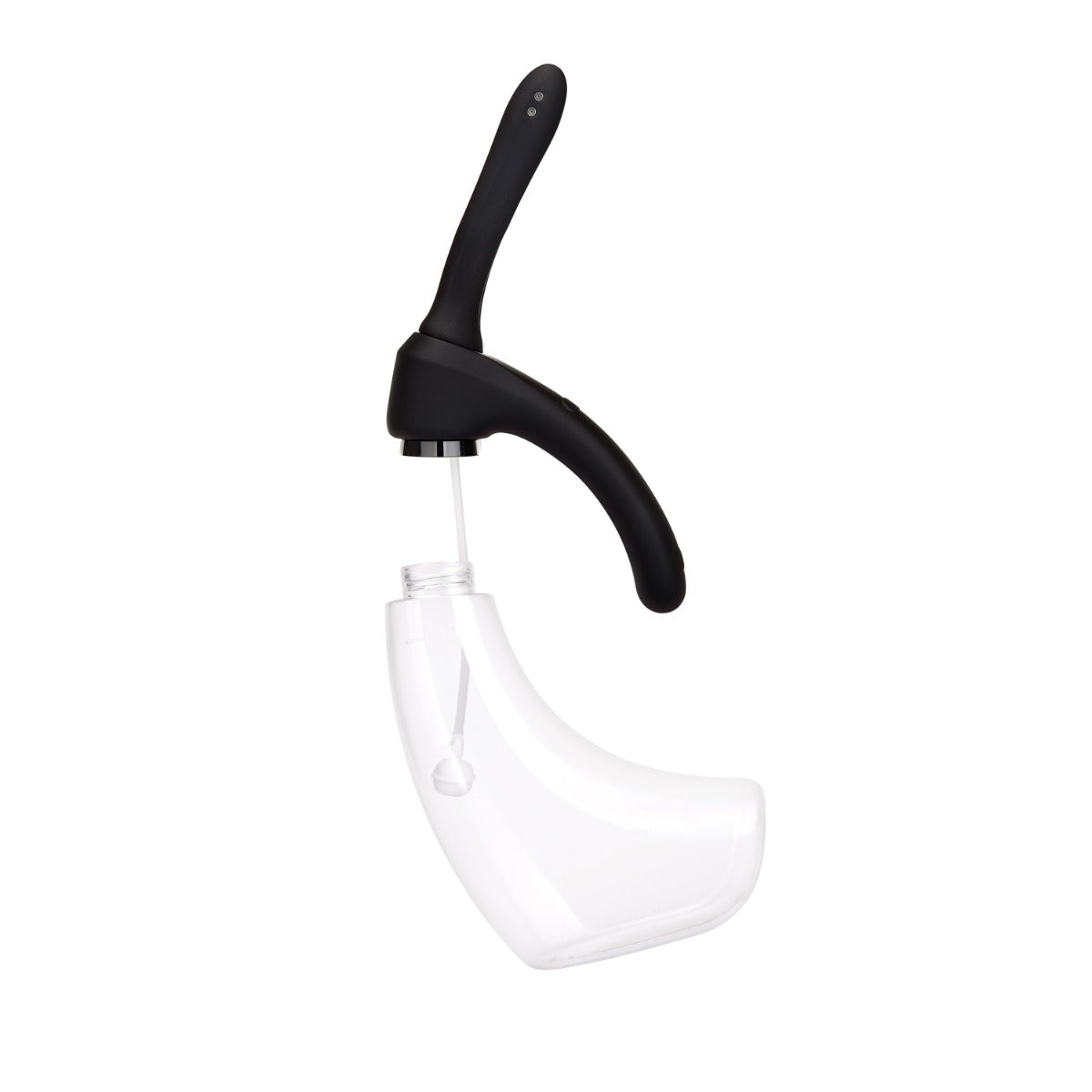 Prowler RED Automatic Rechargeable Douche showing unscrewed nozzle
