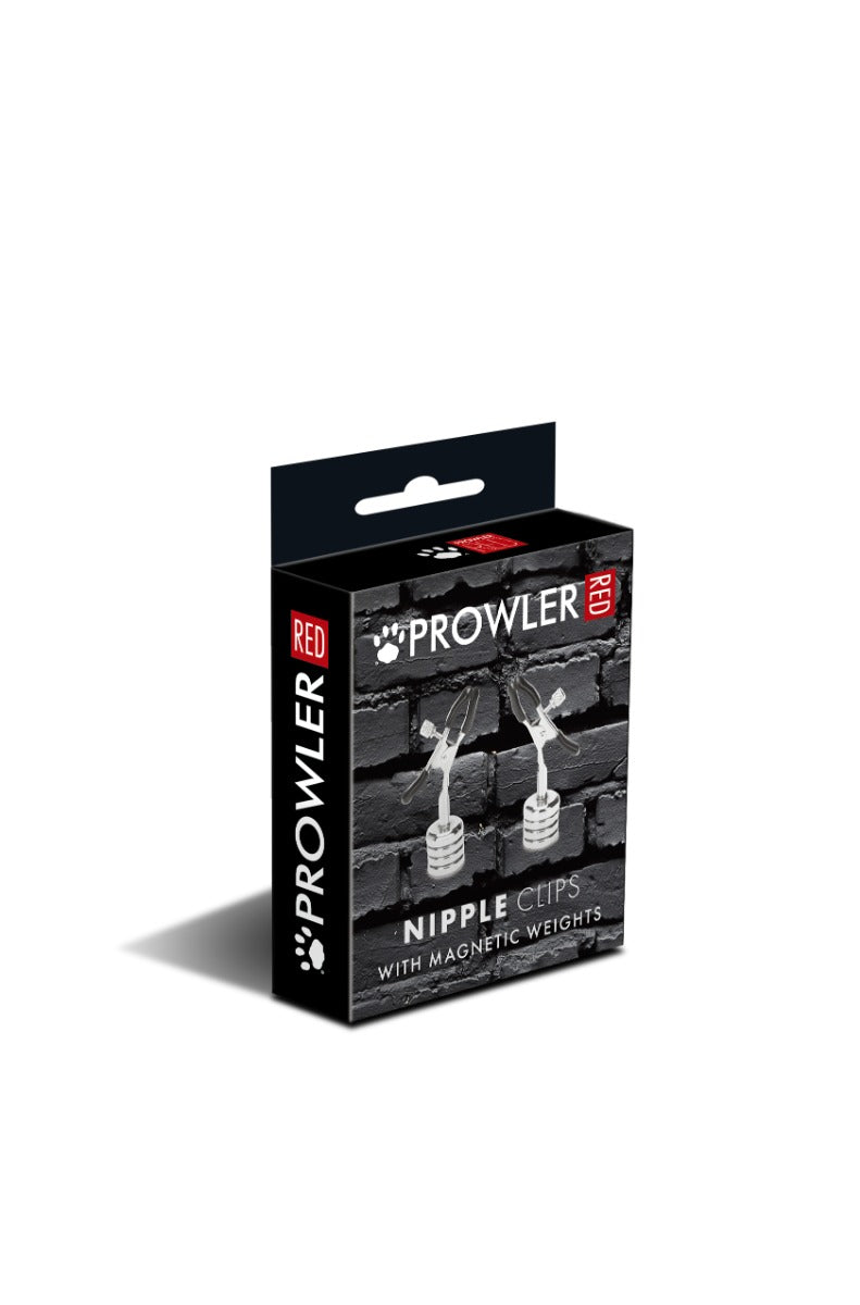 Prowler RED Nipple Clips with Magnetic Weights (8246858907887)