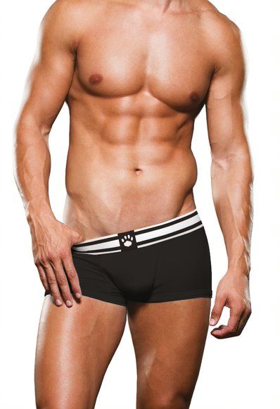 Prowler Black/White Trunk front view on model
