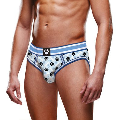 Prowler Blue Paw Open Brief front