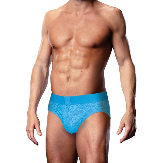 Prowler Lace Brief Neon Blue