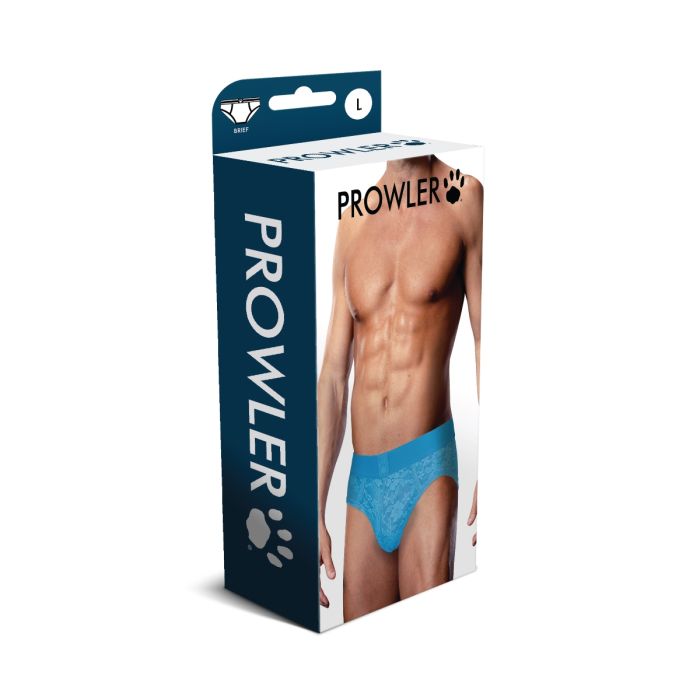 Prowler Lace Brief Neon Blue