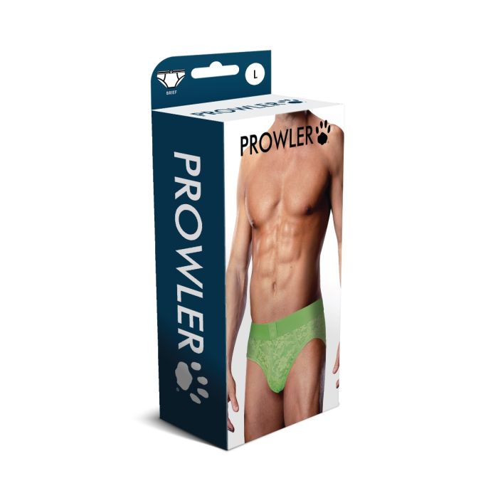 Prowler Lace Brief Neon Green