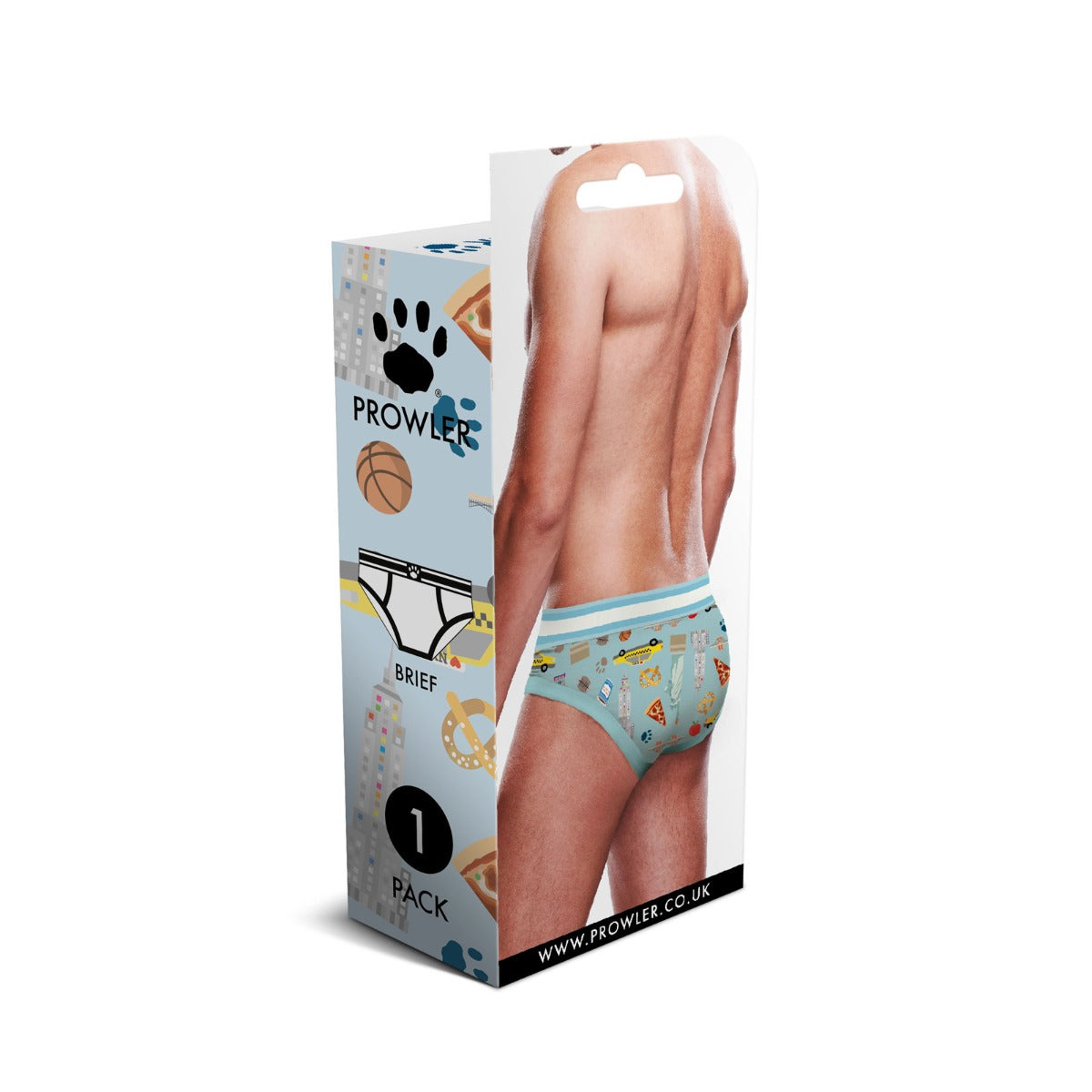 Prowler NYC Brief packaging rear and side