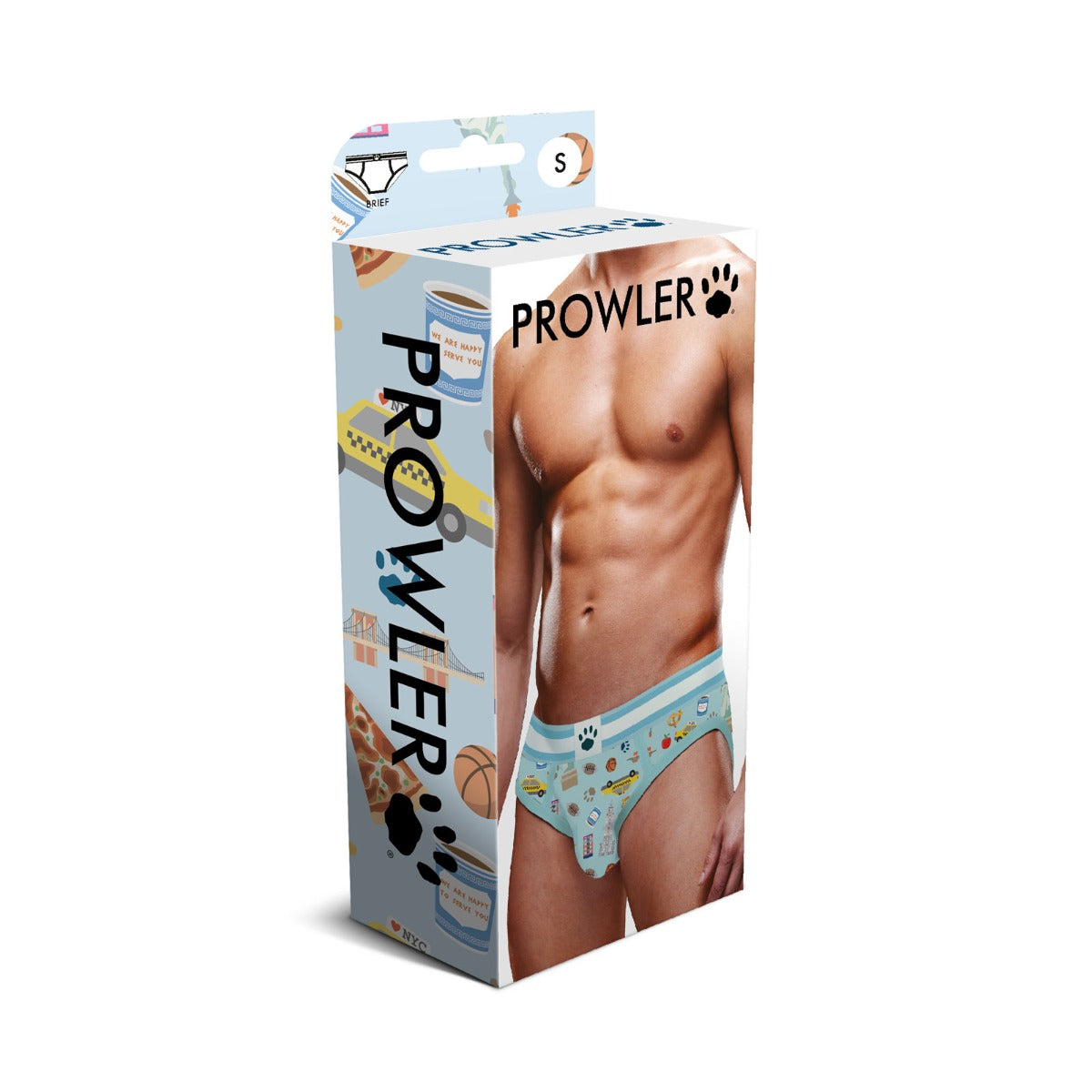 Prowler NYC Brief packaging front and side