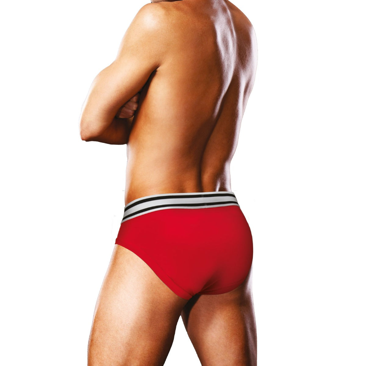 Prowler Brief Red White