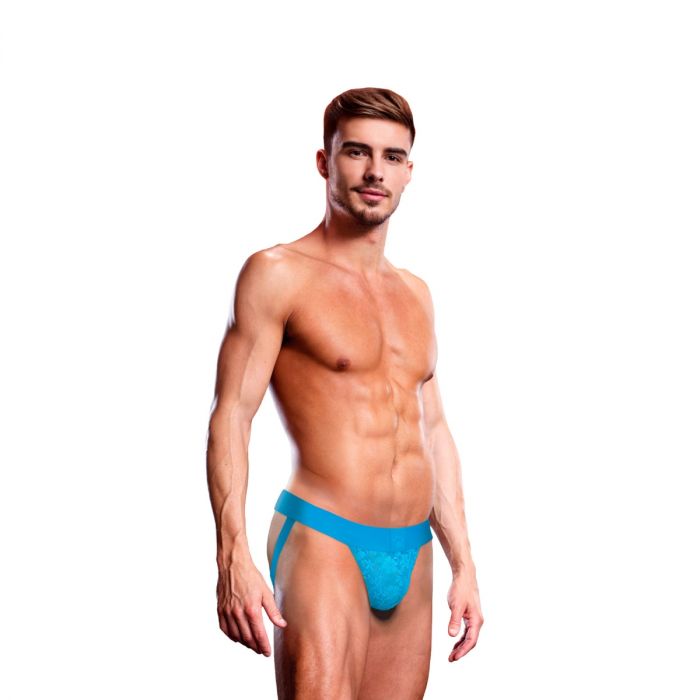 Prowler Lace Jock Strap Neon Blue