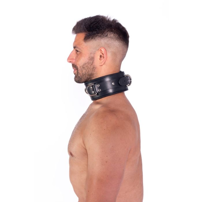 Prowler RED Leather Lockable Collar