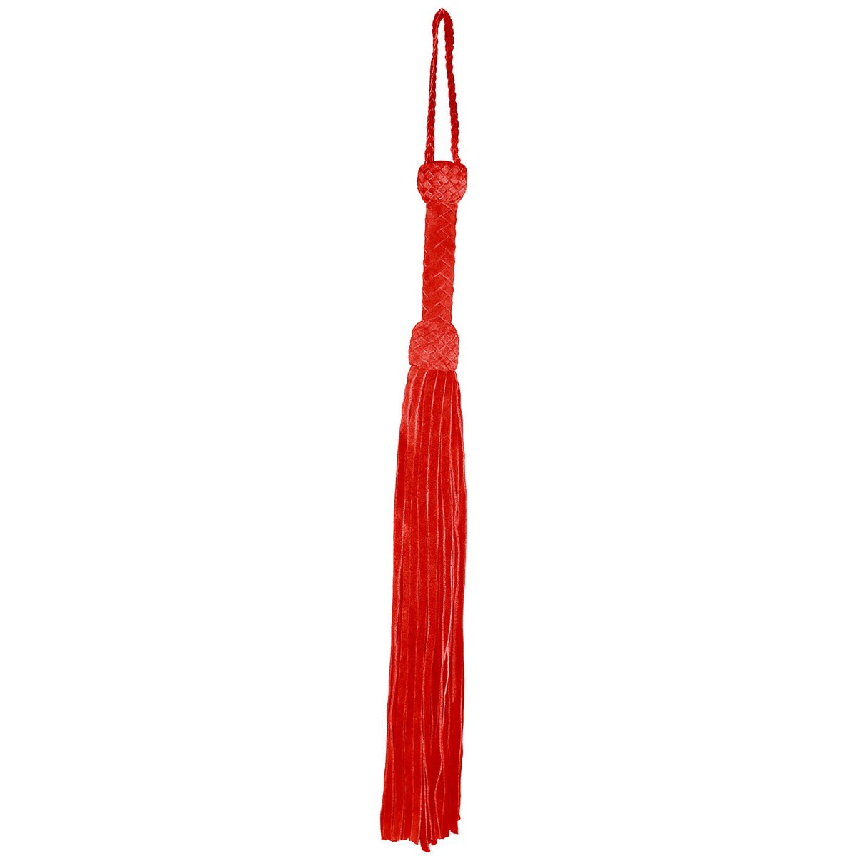 Leather Suede Flogger Red (8067774480623)