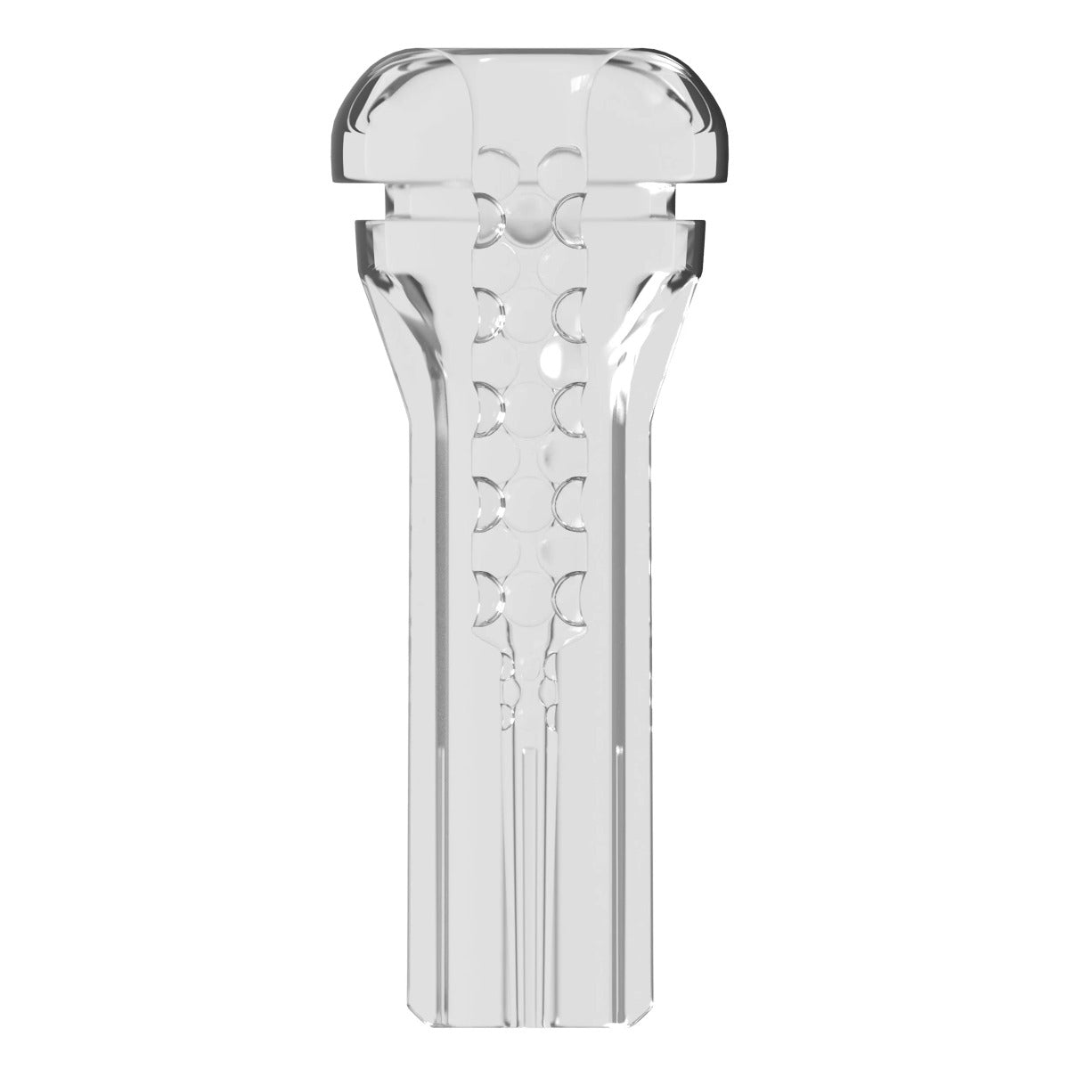 PDX Elite ViewTube XXL See Thru EZ Grip LED Stroker Clear side view