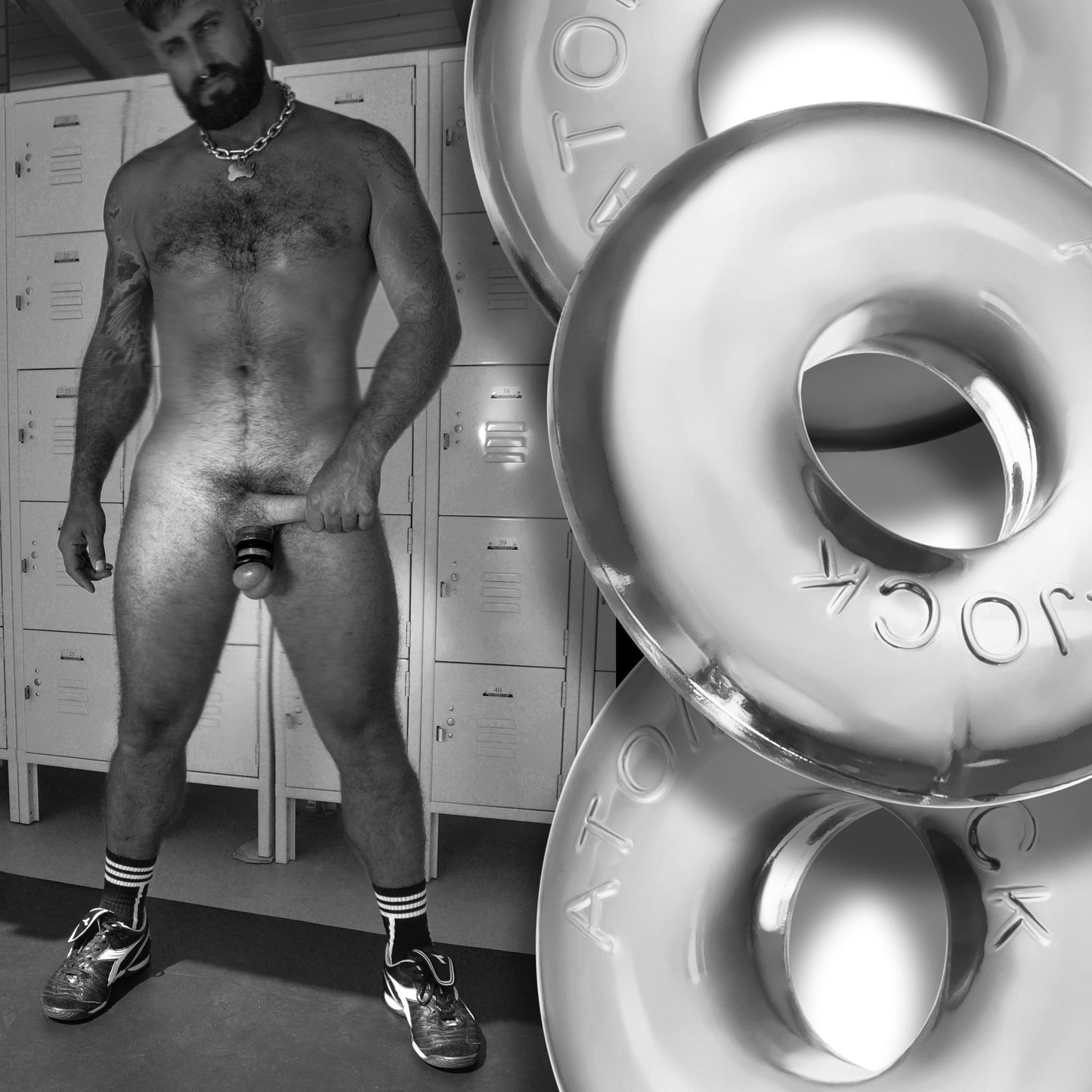 Oxballs Ringer Max 3 Pack Cock Ring Clear