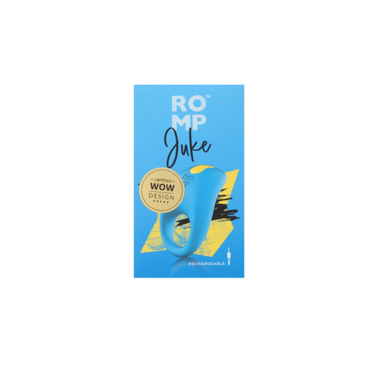 ROMP Juke vibrating cock ring retail packaging