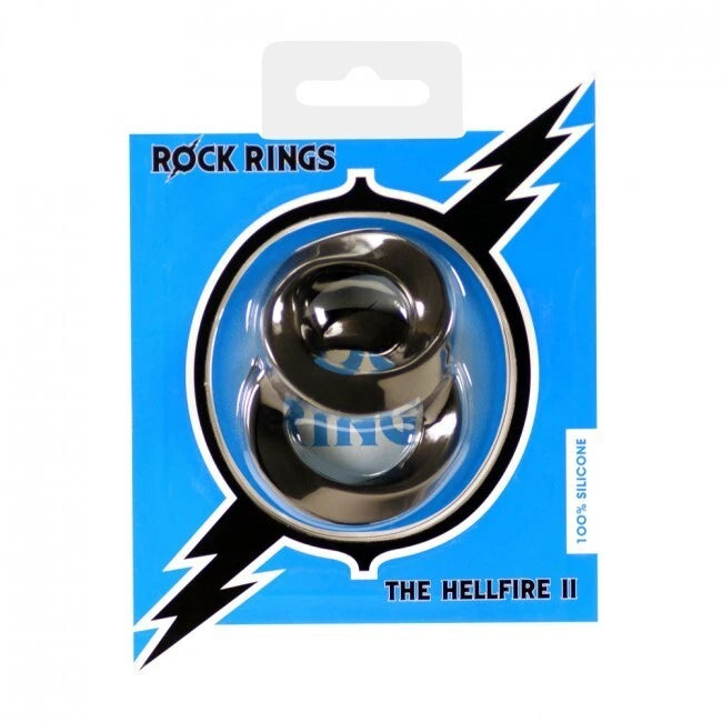 Rock Rings The Hellfire II Silicone Cock Ring Set