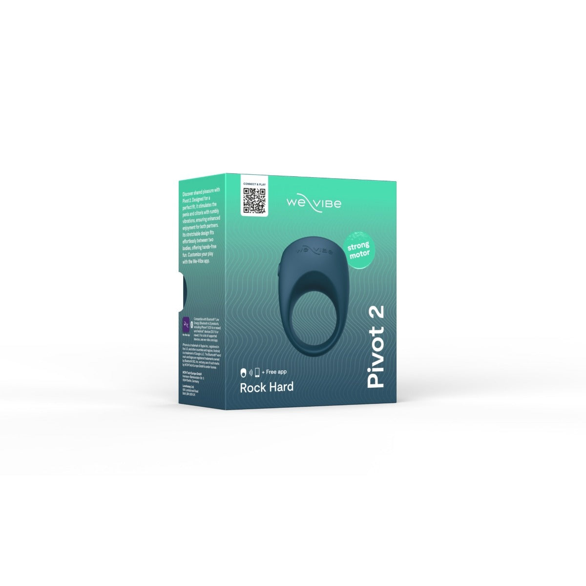 We-Vibe Pivot 2 Vibrating Couples Ring Slate packaging