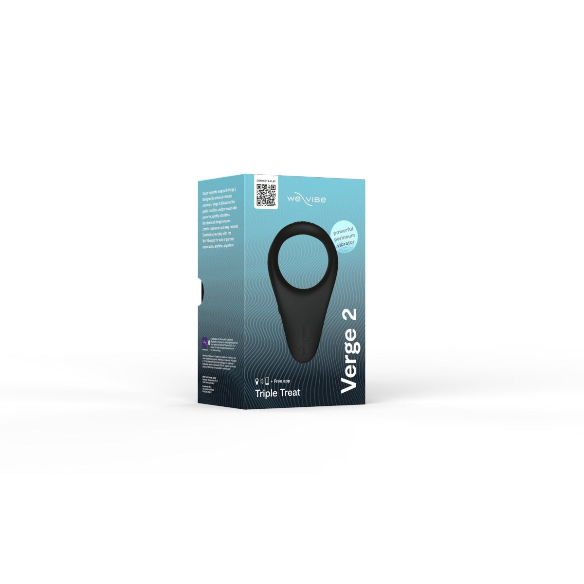 We-Wibe Verge 2 Vibrating Perinium Stimulator Black