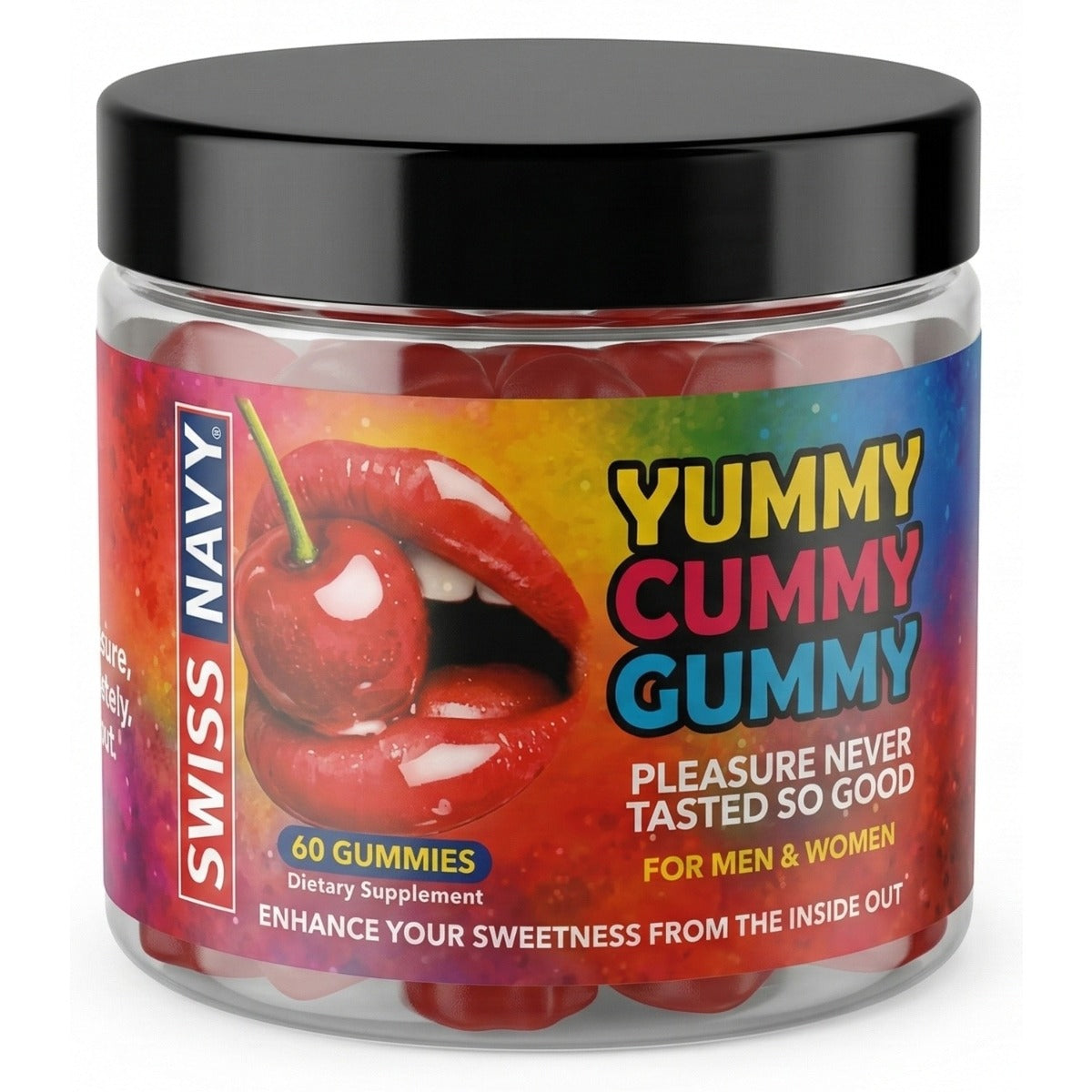 Yummy Cummy Gummy 60 Piece Jar