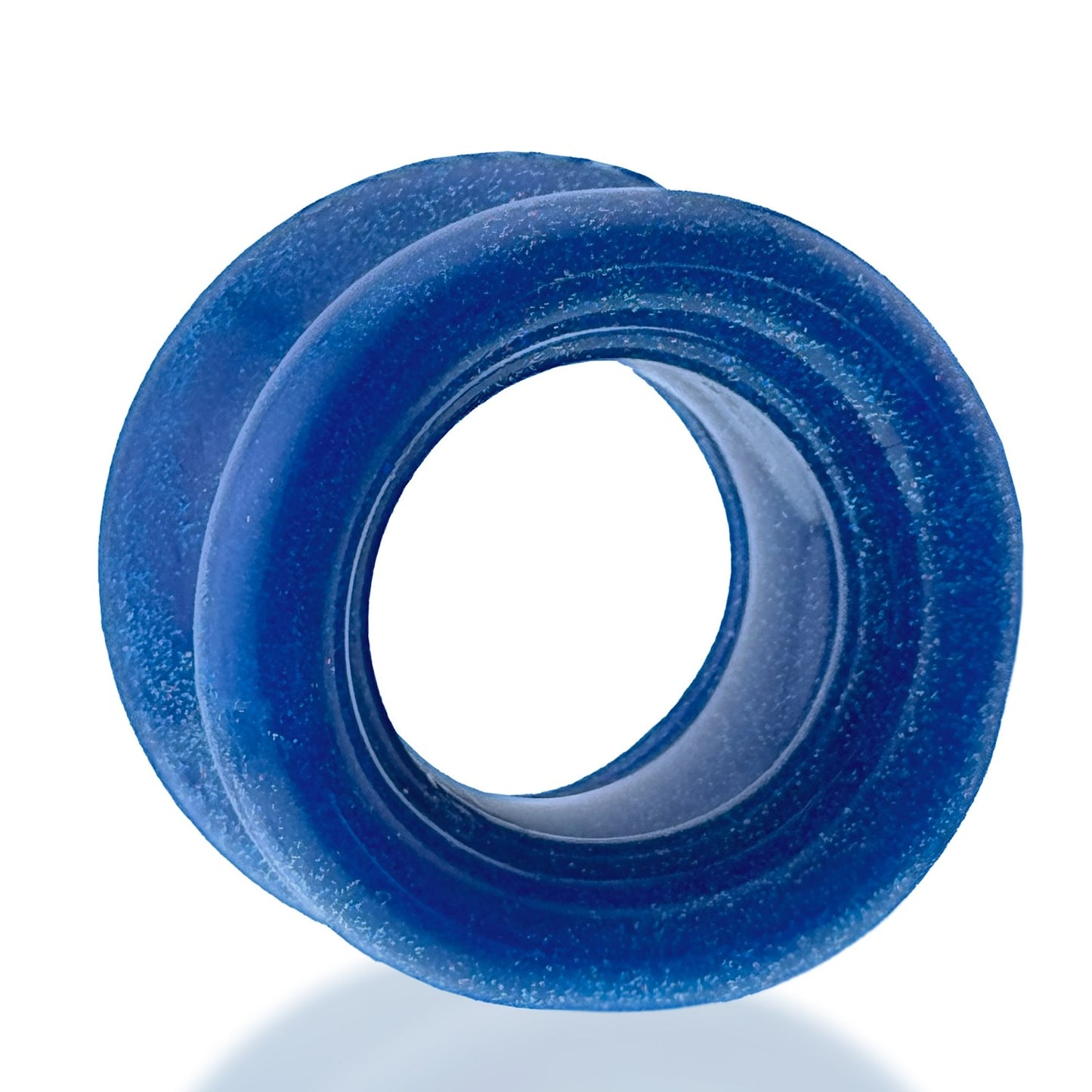 Oxballs SQUEEZE SHORT Ball Stretcher Blue Fire inside view
