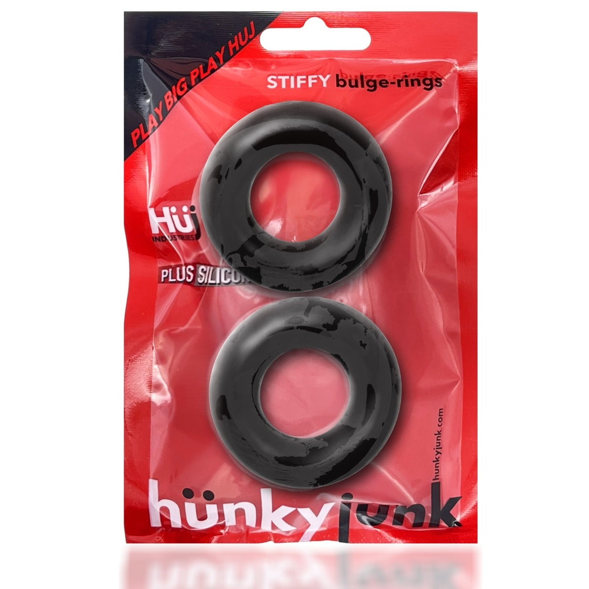 Stiffy 2 Pack Bulge Cock Rings Tar Ice (8097260962031)