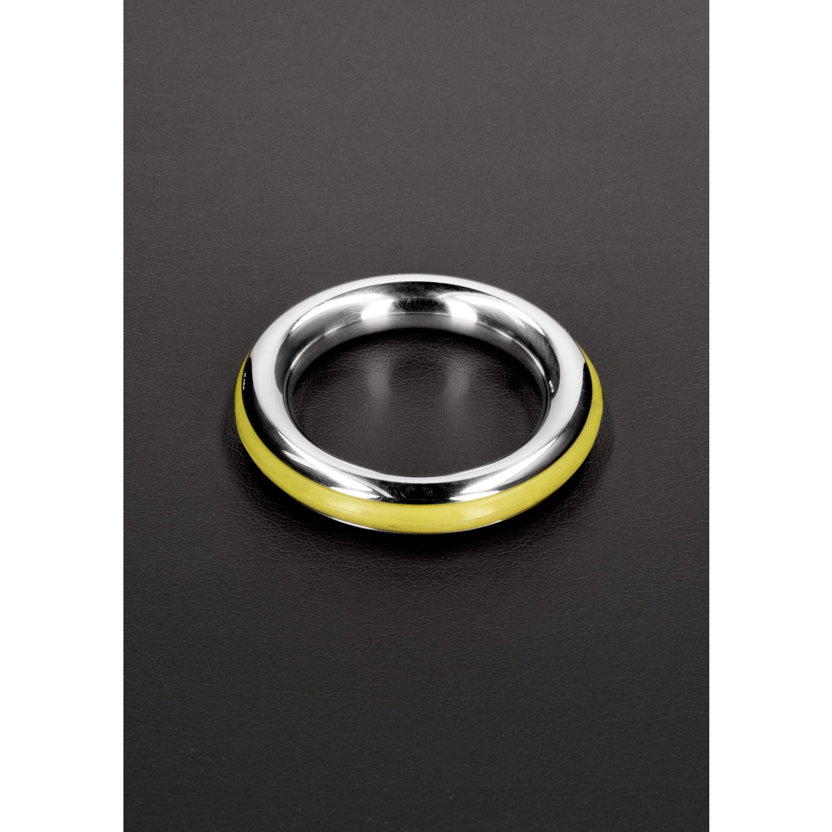 Shots Cazzo Tensions Stainless Steel Cock Ring Yellow 40mm (8131770974447)