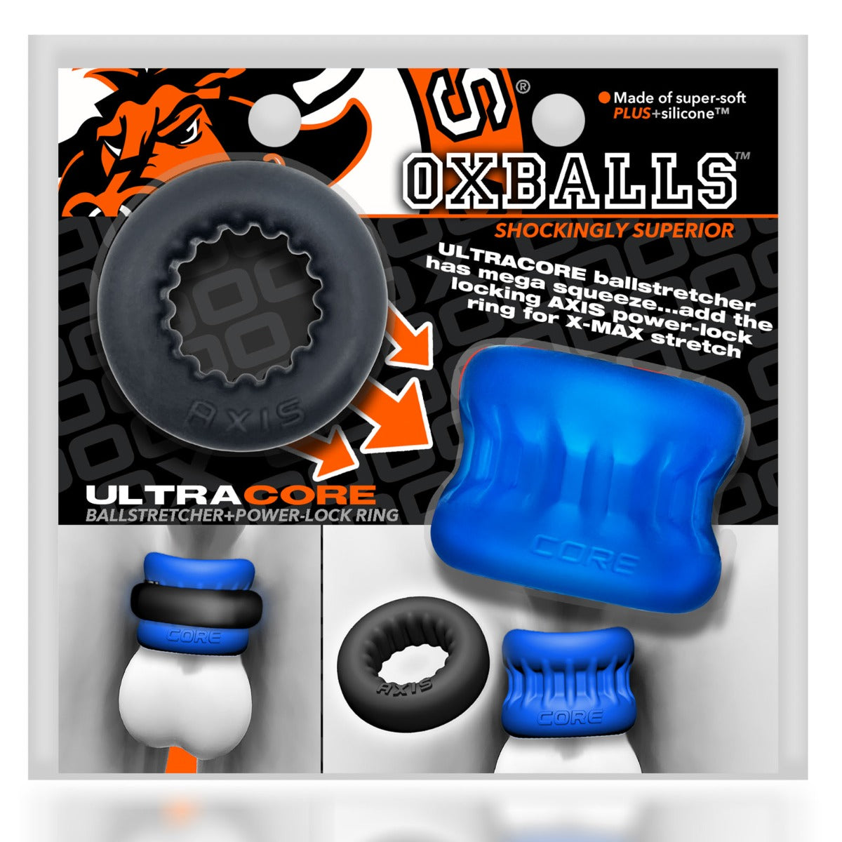 "Ultracore Ballstretcher with Axis Ring Blue Ice" (8070681460975)