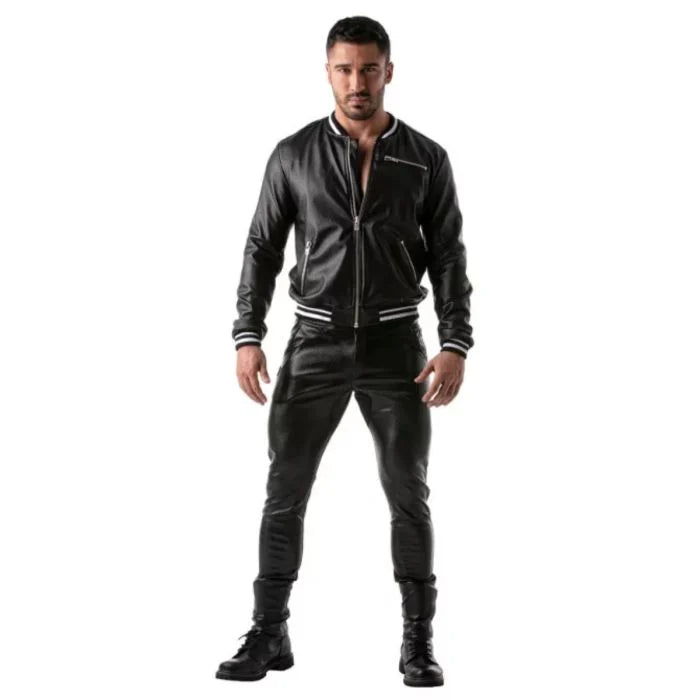 TOF Paris Pilot Bomber Jacket Black