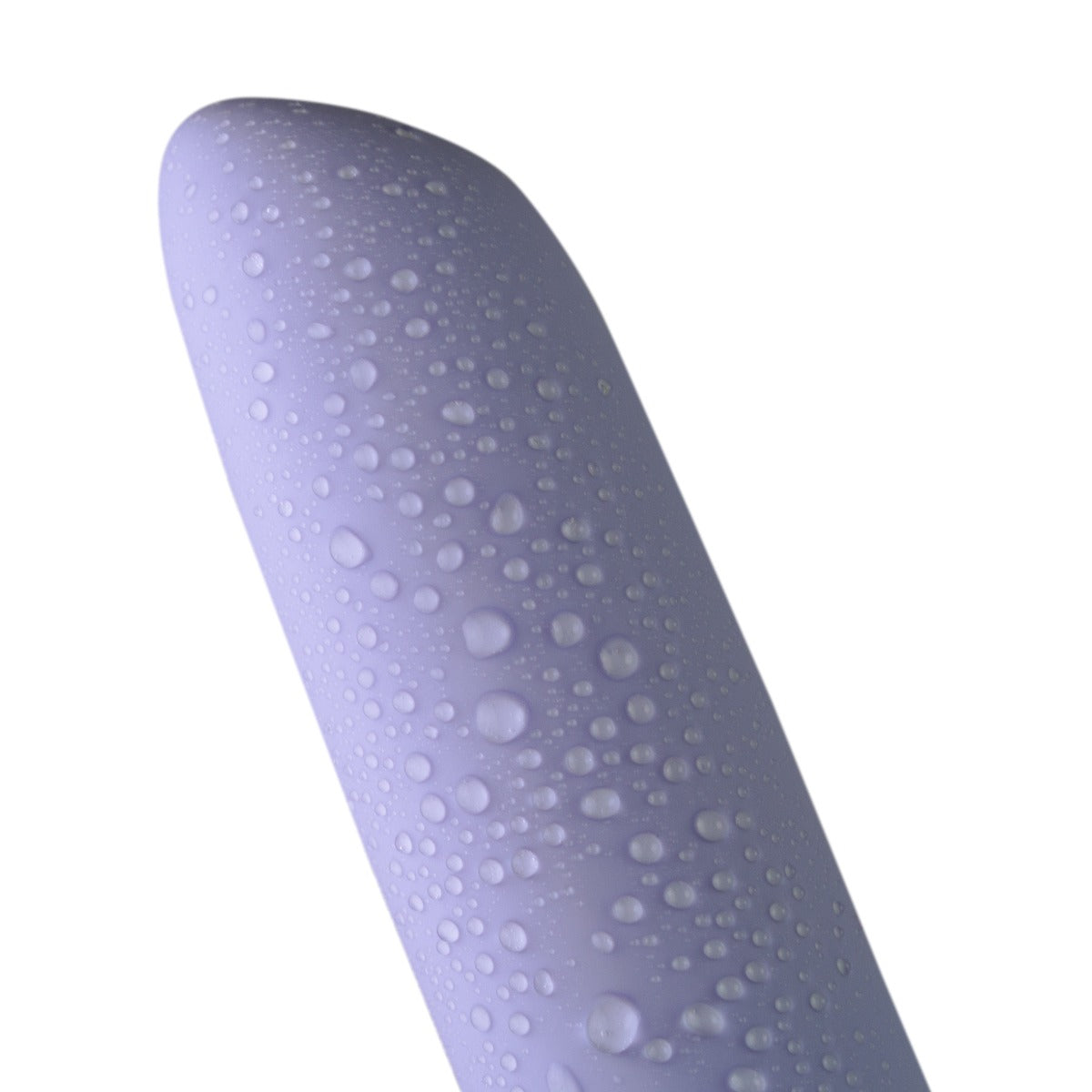 You Love Me Vibe Me Velvet Soft Vibrator Lilac close-up showing waterproof