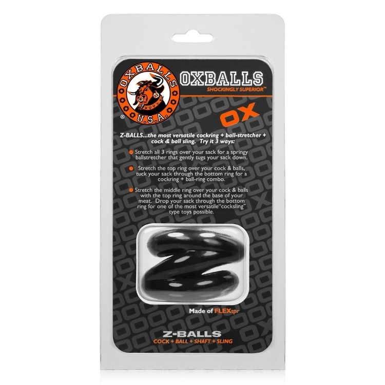 Oxballs Z Balls Ballstretcher Black (8070743163119)