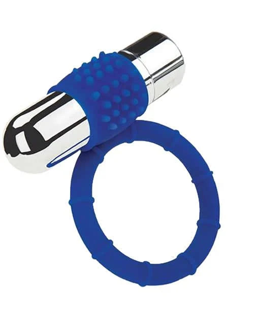 Zolo Powered Bullet Cock Ring Blue (8252825927919)