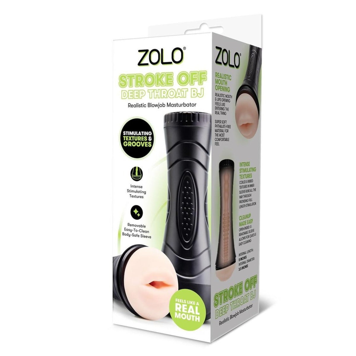 Zolo Stroke Off Deepthroat Blow Job packaging