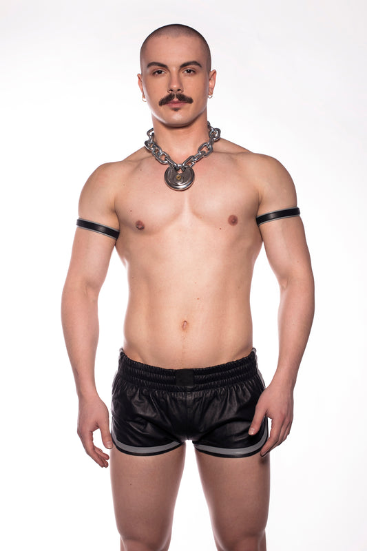 Leather Sports Shorts (4823887347850)