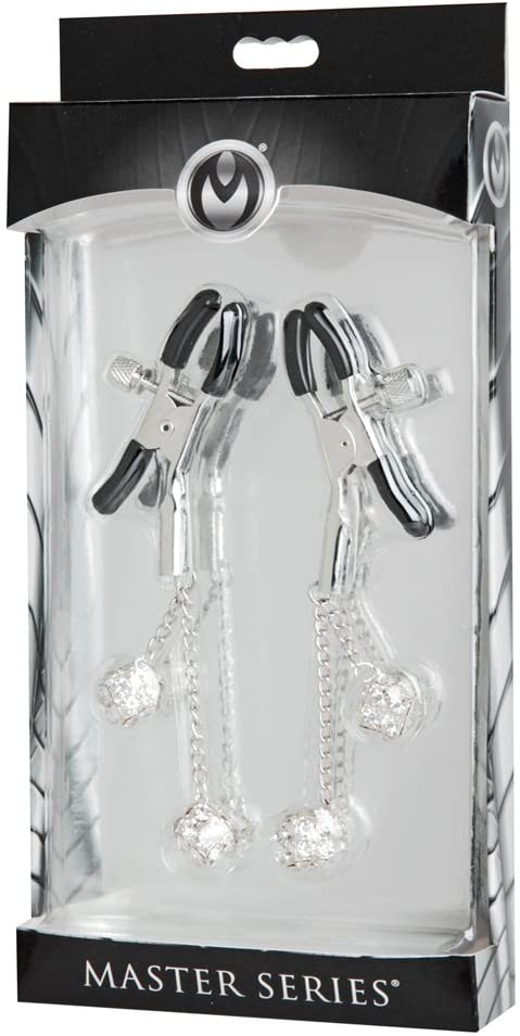 Ornament Adjustable Nipple Clamps with Jewel Accents (6989186728100)