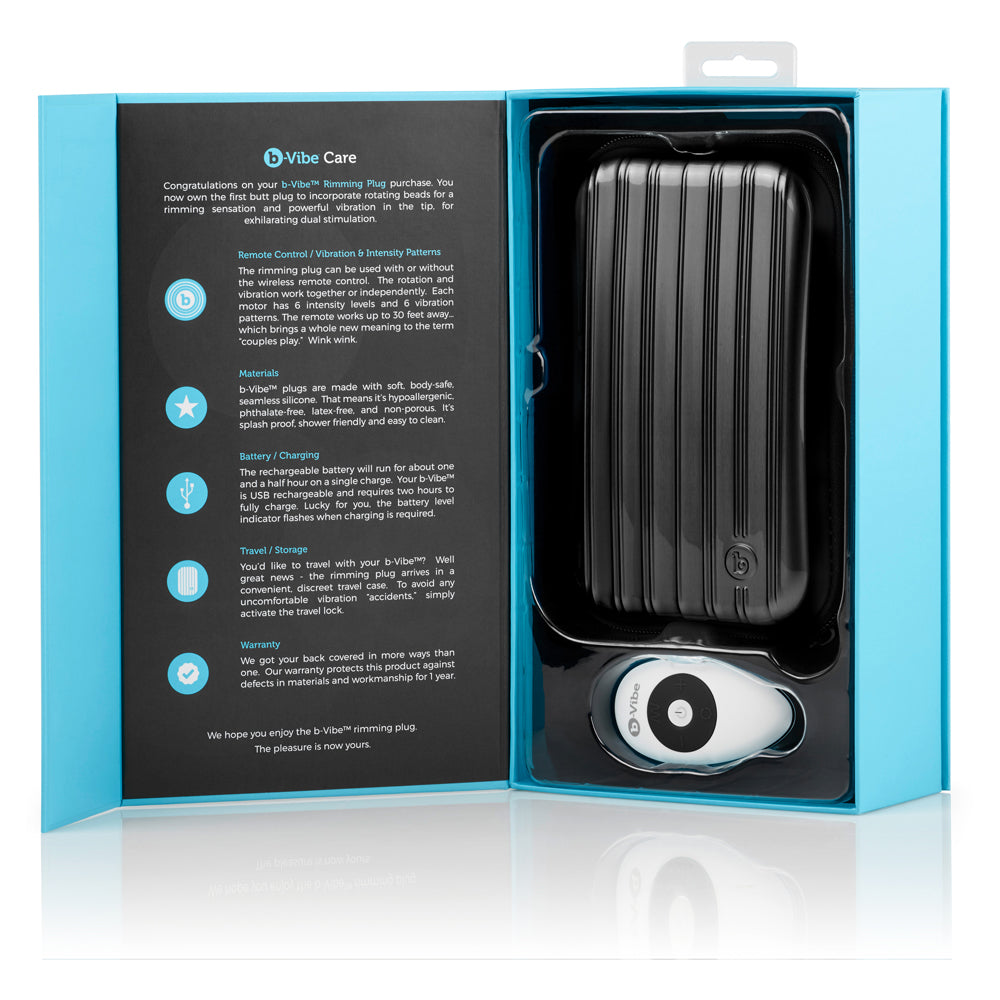 b-Vibe Rimming 2 Rotating Butt Plug | Remote Control b-Vibe Rimming 2 Rotating Butt Plug | Remote Control
