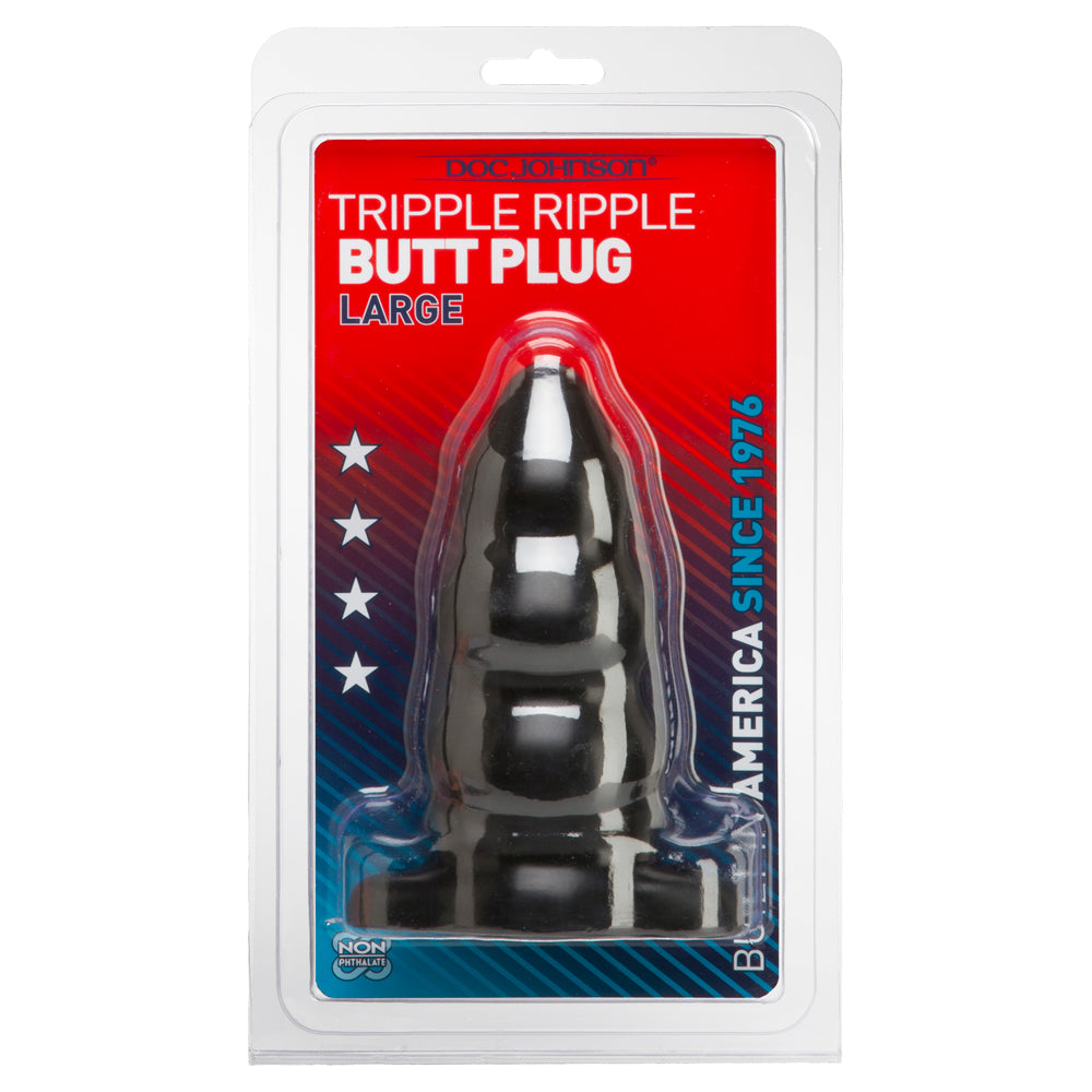 Triple Ripple Butt Plug (4833969242250)