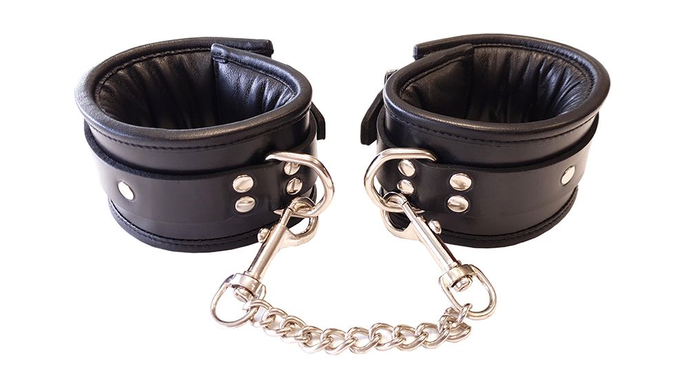 Padded Leather Ankle Cuffs – Prowler RED